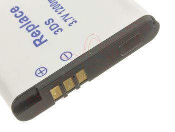 Batería genérica Nintendo 3DS, N3DS, - 1200mAh / 3.7V / 4.4WH / Li-ion